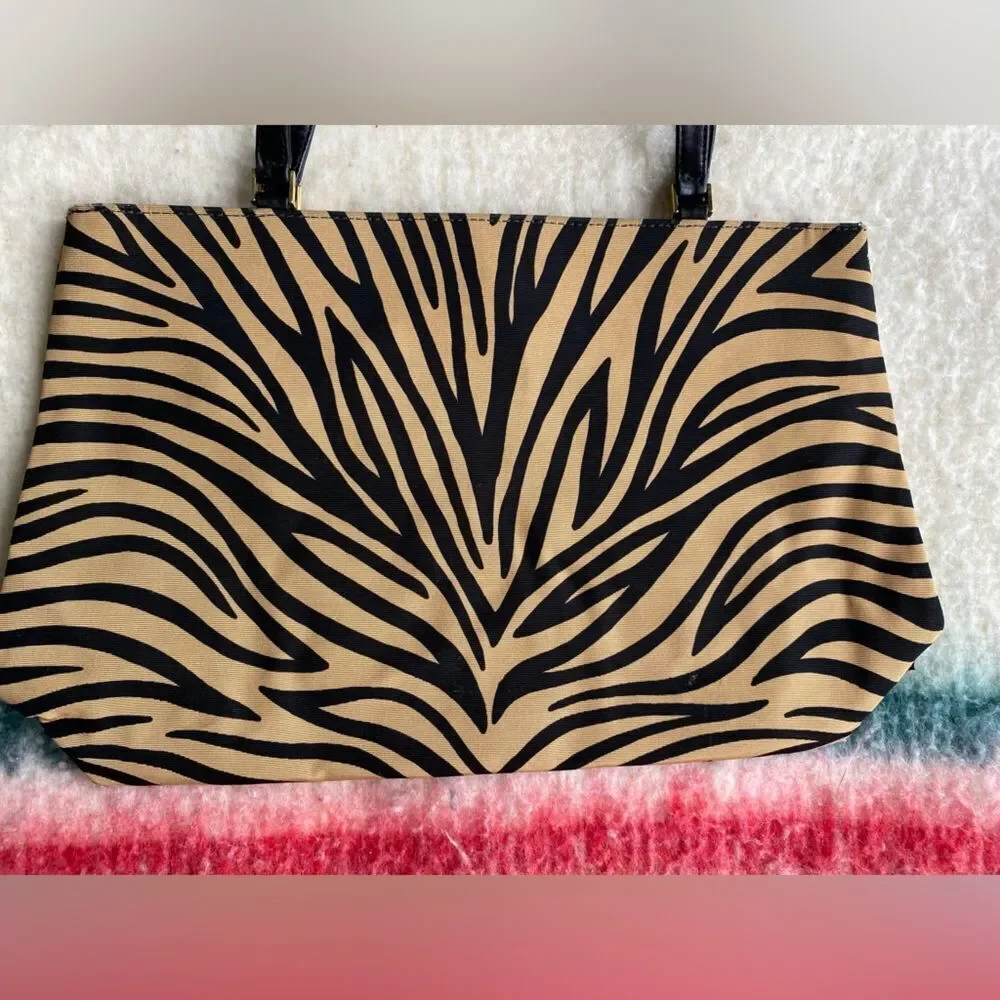 Kate Spade 90s Vintage Animal Print Handbag